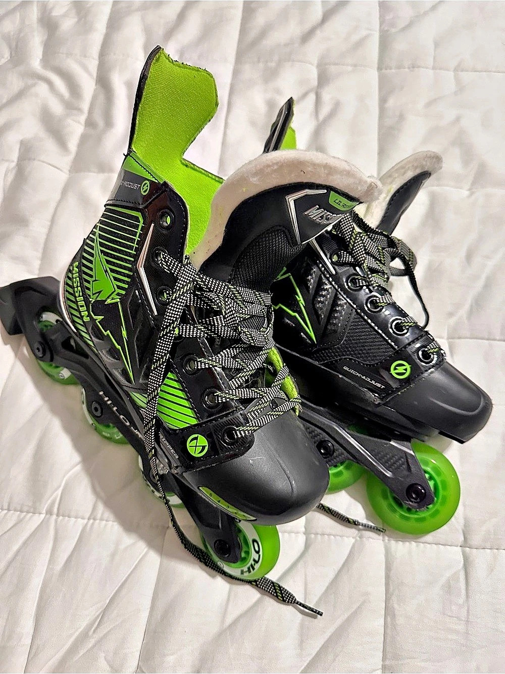 Mission Lil Ripper Adjustable Inline Skates Black & Green